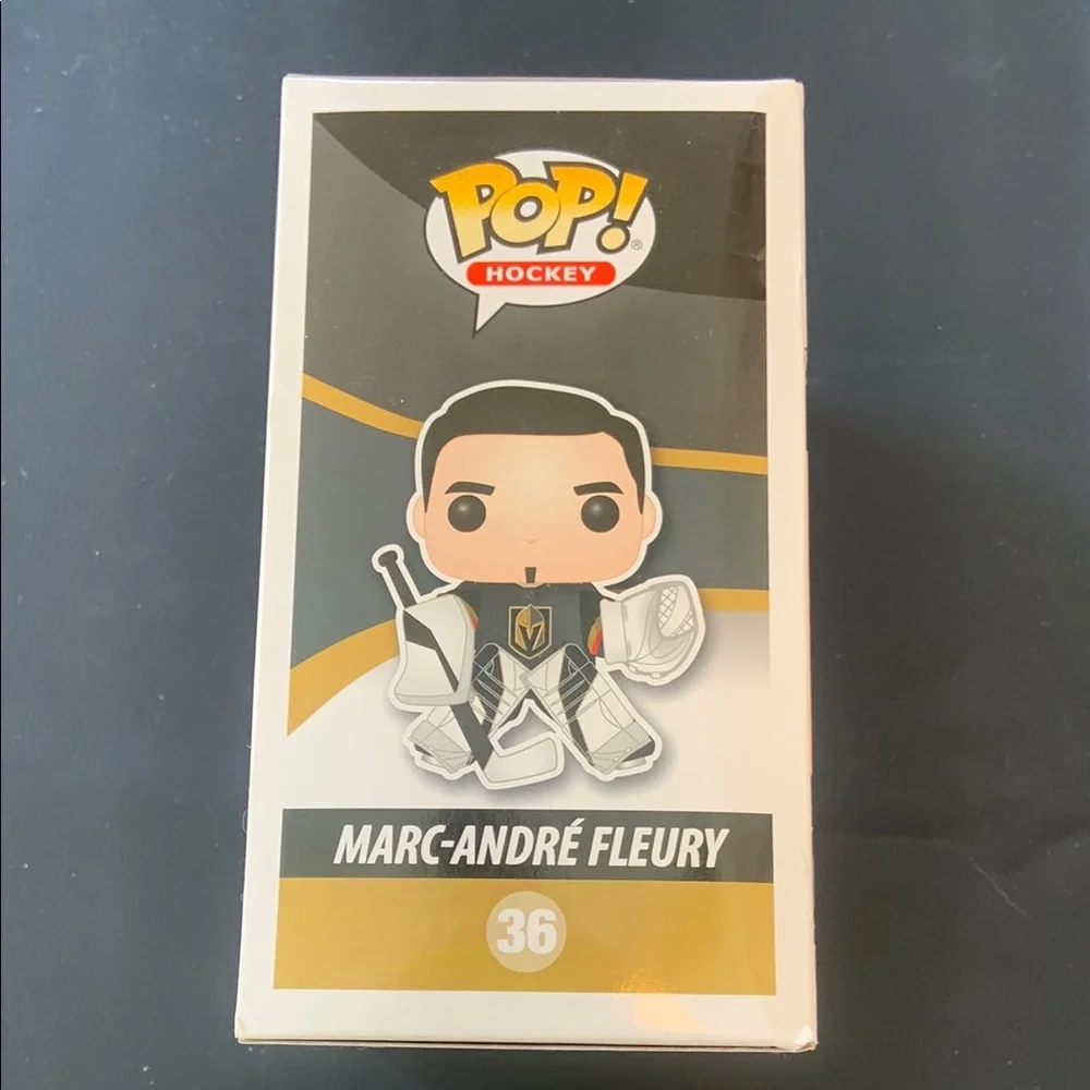 Funko Pop! NHL Marc-Andre Fleury Vegas Golden Knights #36 NIB Playoffs - Picture 6 of 7